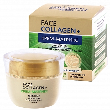 Крем-матрикс для лица для сухой и нормальной кожи FACE Collagen+